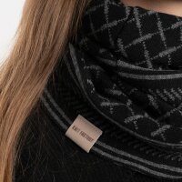 Knit Factory Dusk Loop Schal Schwarz/Anthrazit