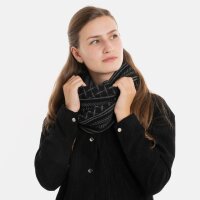 Knit Factory Dusk Loop Schal Schwarz/Anthrazit