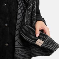 Knit Factory Dusk Schal Schwarz/Anthrazit