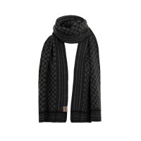 Knit Factory Dusk Schal Schwarz/Anthrazit