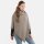 Knit Factory Amber Gestrickter Poncho Marron/Iced Clay