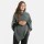 Knit Factory Amber Gestrickter Poncho Laurel/Urban Green