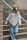 Knit Factory Amber Gestrickter Poncho Iced Clay/Beige