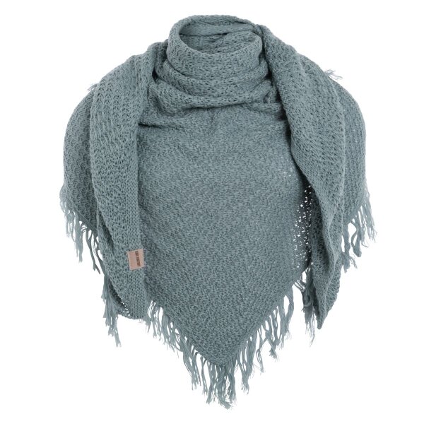 Knit Factory Amber Dreiecksschal Stone Green