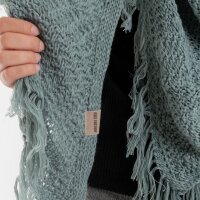 Knit Factory Amber Dreiecksschal Stone Green