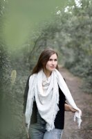 Knit Factory Amber Dreiecksschal Stone Green