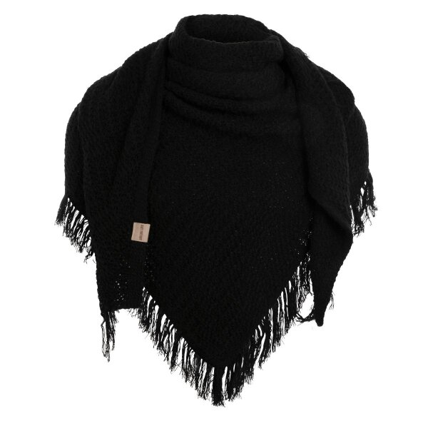 Knit Factory Amber Dreiecksschal Schwarz