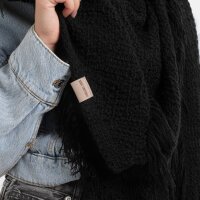Knit Factory Amber Dreiecksschal Schwarz