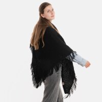 Knit Factory Amber Dreiecksschal Schwarz