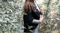 Knit Factory Amber Bolero Schwarz