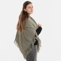 Knit Factory Amber Dreiecksschal Urban Green