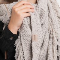 Knit Factory Amber Dreiecksschal Iced Clay
