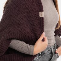 Knit Factory Amber Bolero Midnight Plum