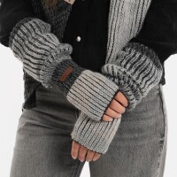 Knit Factory Remy Armwärmers Silver Mist