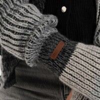 Knit Factory Remy Armwärmers Silver Mist