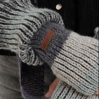 Knit Factory Remy Armwärmers Arctic Stone