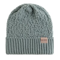 Knit Factory Haze Mütze Stone Green