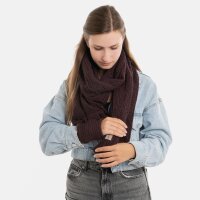 Knit Factory Haze Schal Midnight Plum