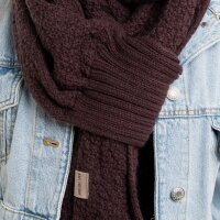 Knit Factory Haze Schal Midnight Plum