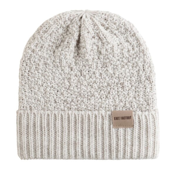 Knit Factory Haze Mütze Beige
