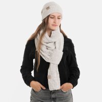 Knit Factory Haze Mütze Beige