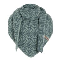 Knit Factory Josh Dreiecksschal Laurel/Stone Green