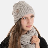 Knit Factory Haze Mütze Iced Clay