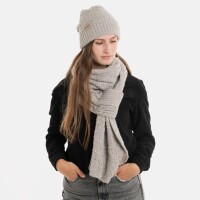 Knit Factory Haze Mütze Iced Clay