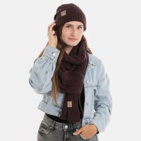 Knit Factory Haze Mütze Midnight Plum