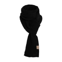 Knit Factory Haze Schal Schwarz