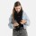 Knit Factory Haze Schal Schwarz
