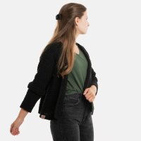 Knit Factory Becky Kurze Strickjacke Schwarz 36/38
