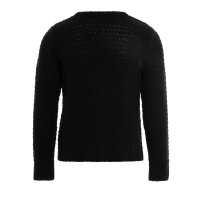 Knit Factory Becky Kurze Strickjacke Schwarz 36/38