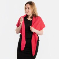 Knit Factory Vera Dreiecksschal Bright Red/Fuchsia