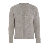 Knit Factory Becky Kurze Strickjacke Iced Clay 40/42