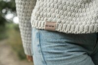 Knit Factory Becky Kurze Strickjacke Iced Clay 40/42