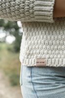 Knit Factory Becky Kurze Strickjacke Stone Green 36/38