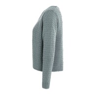 Knit Factory Becky Kurze Strickjacke Stone Green 36/38