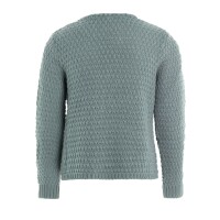 Knit Factory Becky Kurze Strickjacke Stone Green 36/38