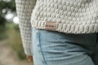 Knit Factory Becky Kurze Strickjacke Beige 40/42