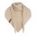 Knit Factory Vera Dreiecksschal Ecru/Dark Beige