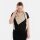 Knit Factory Vera Dreiecksschal Ecru/Dark Beige