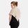 Knit Factory Vera Dreiecksschal Ecru/Dark Beige