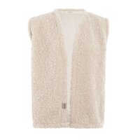 Knit Factory Rosie Weste Teddy Beige 36/44