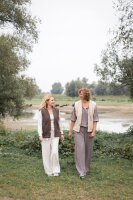 Knit Factory Rosie Weste Teddy Beige 36/44