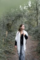 Knit Factory Amber Dreiecksschal Anthrazit
