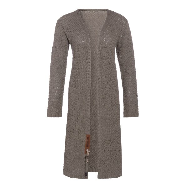 Knit Factory Luna Lange Strickjacke Marron 40/42