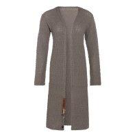 Knit Factory Luna Lange Strickjacke Marron 36/38