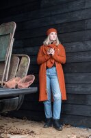 Knit Factory Luna Lange Strickjacke Marron 36/38