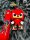Schlüsselanhänger Sonic the Hedgehog 7cm Mini Anhänger Geschenk Cartoon Schlüsselanhänger Silikon Schlüsselanhänger für Handyhülle Charme Rucksack Geschenk Sonic rot